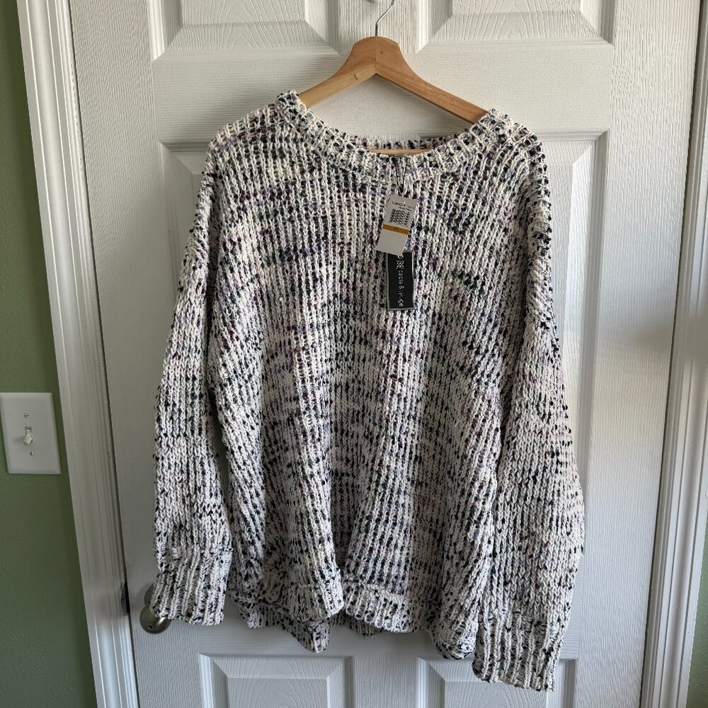 NWT Cable & Gauge Knit Pullover Sweater Size 3X Fall Winter Cozy